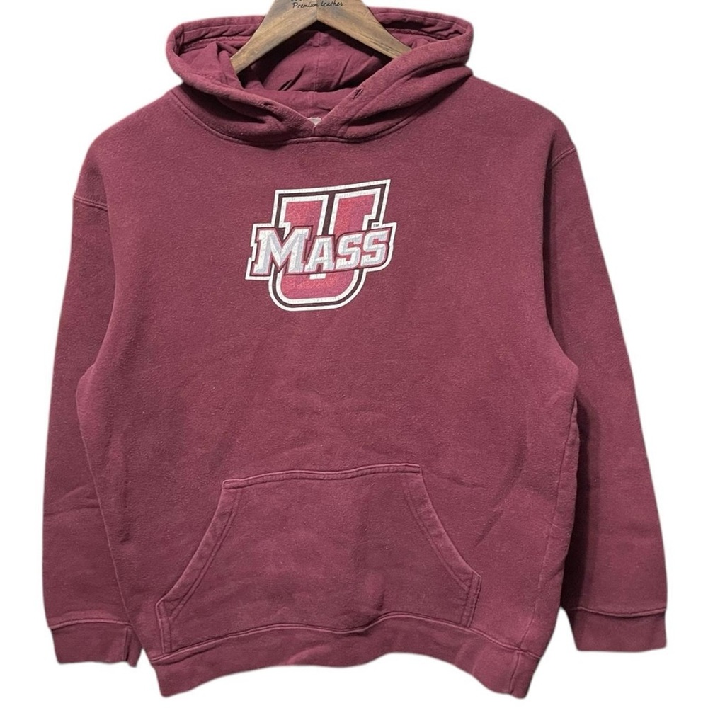 University of Massachusetts U mass college graphic Vintage 90s sports hoodie